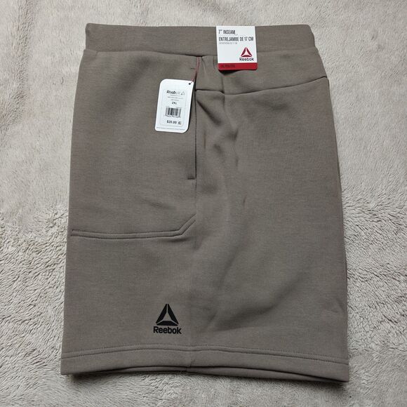 Reebok Credential Knit Shorts 7" Men's 2XL Athletic Gym Drawstring NWT - Picture 3 of 5